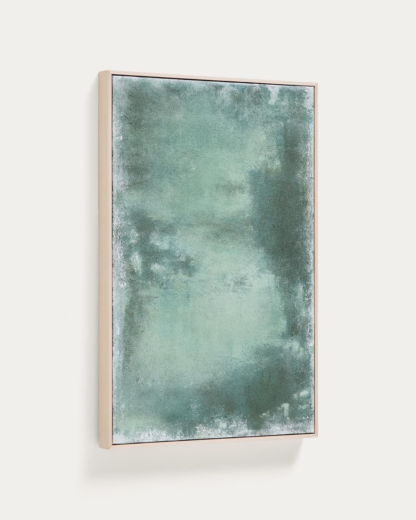 Abstraktes Bild Selnar, Grün, 60 x 90 cm in Grün präsentiert im Onlineshop von KAQTU Design AG. Bild ist von Kave Home