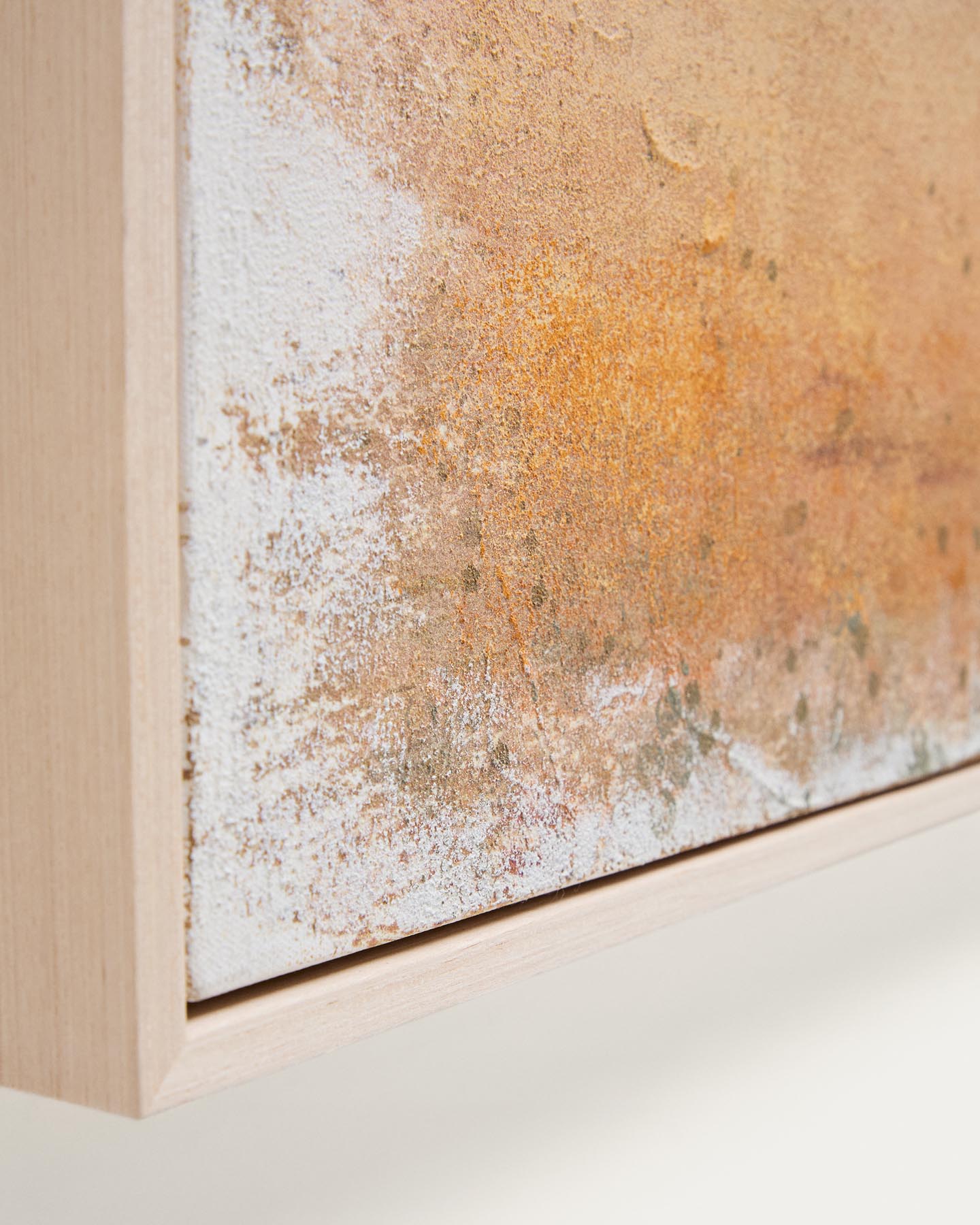 Abstraktes Bild Selnar, Gelb, 182 x 47 cm in Orange präsentiert im Onlineshop von KAQTU Design AG. Bild ist von Kave Home