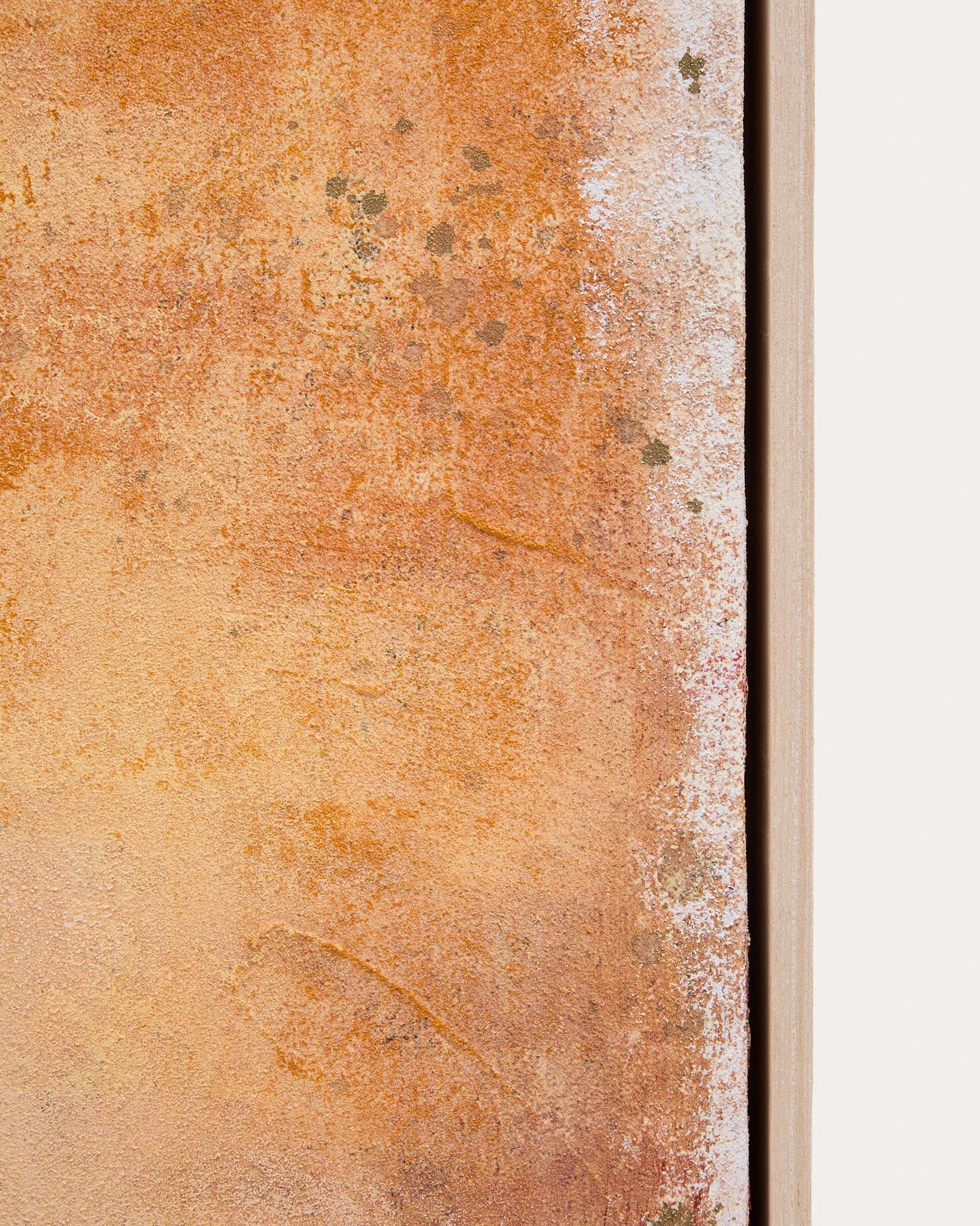 Abstraktes Bild Selnar, Gelb, 60 x 90 cm in Orange präsentiert im Onlineshop von KAQTU Design AG. Bild ist von Kave Home