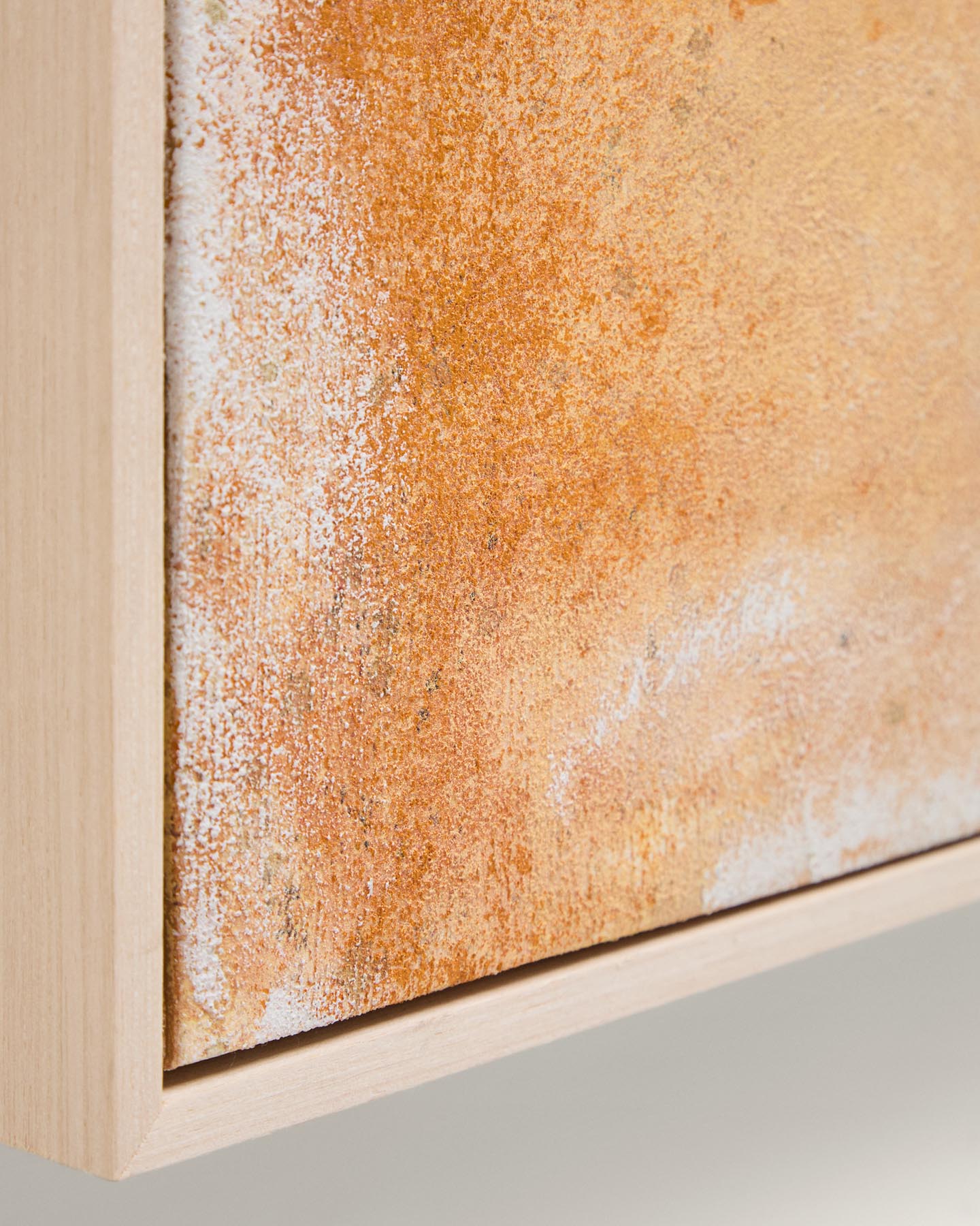 Abstraktes Bild Selnar, Gelb, 60 x 90 cm in Orange präsentiert im Onlineshop von KAQTU Design AG. Bild ist von Kave Home