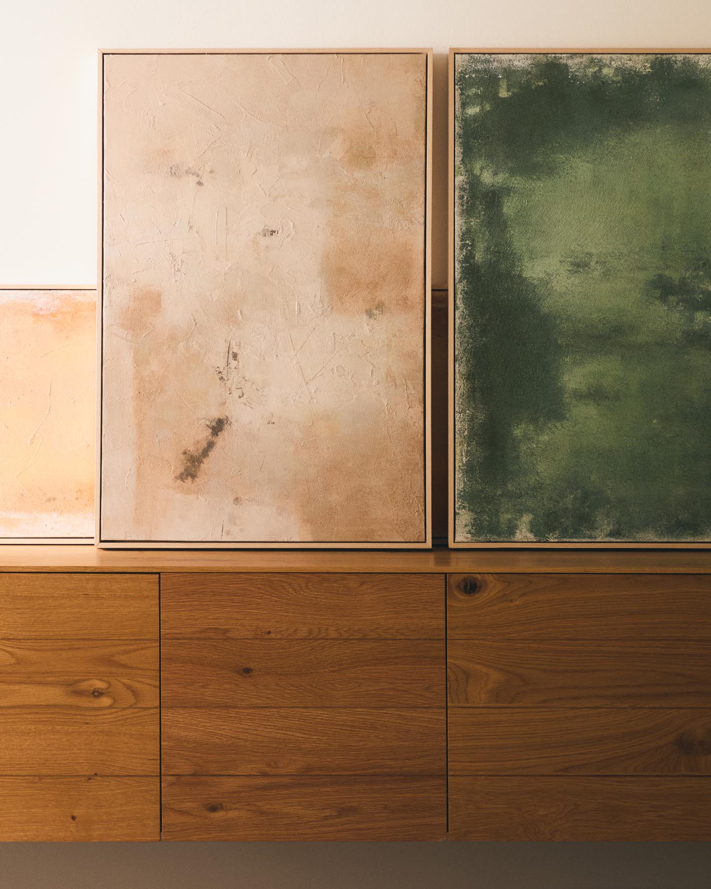 Abstraktes Bild Silpa, Beige, 60 x 90 cm in Beige präsentiert im Onlineshop von KAQTU Design AG. Bild ist von Kave Home