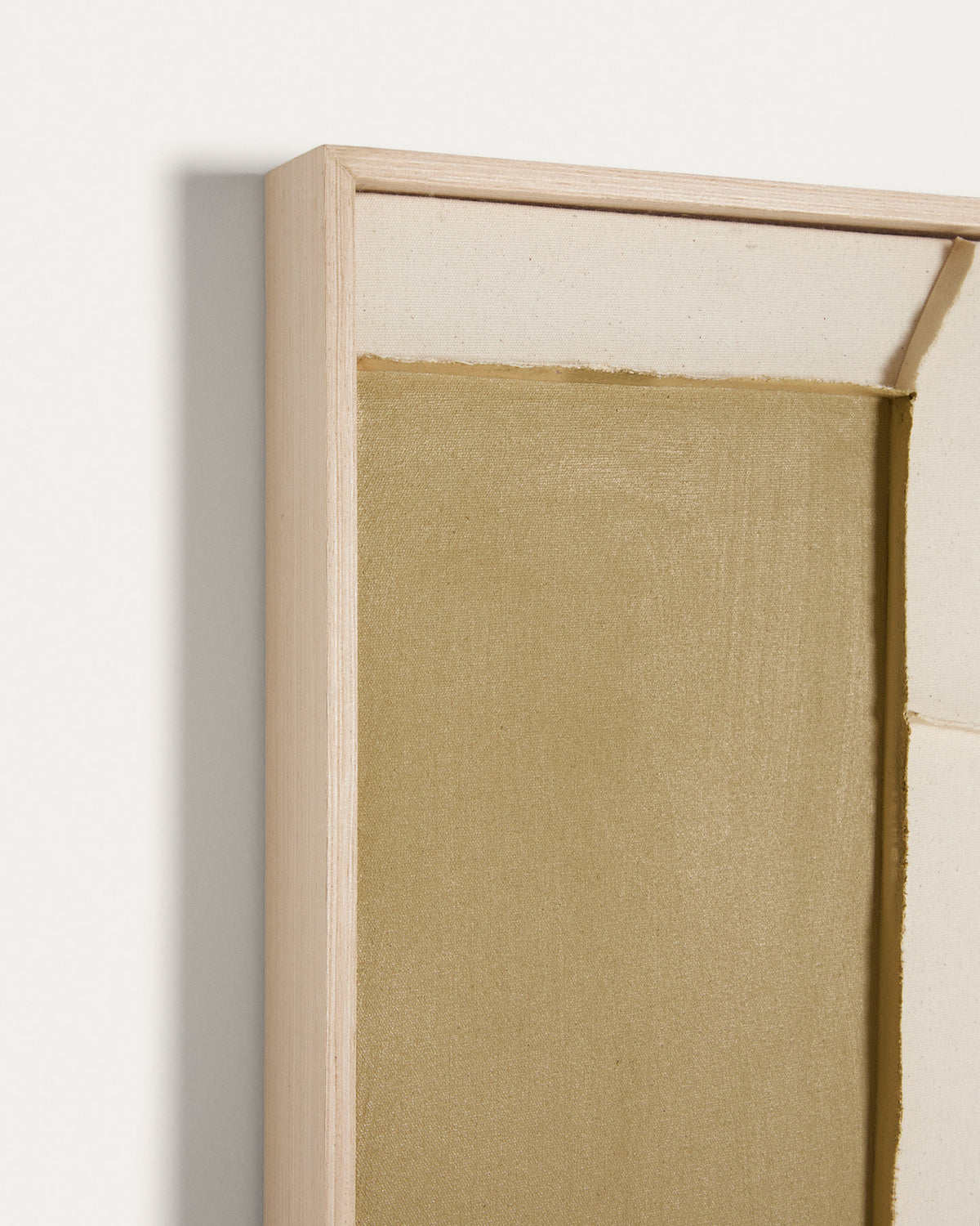 Abstraktes Bild Deravia, 120 x 200 cm in Beige, Grau, Grün präsentiert im Onlineshop von KAQTU Design AG. Bild ist von Kave Home