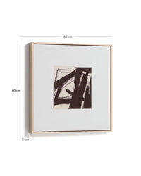 Tableau abstrait Arilan, 60 x 60 cm