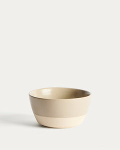 Bol Doren en céramique en beige