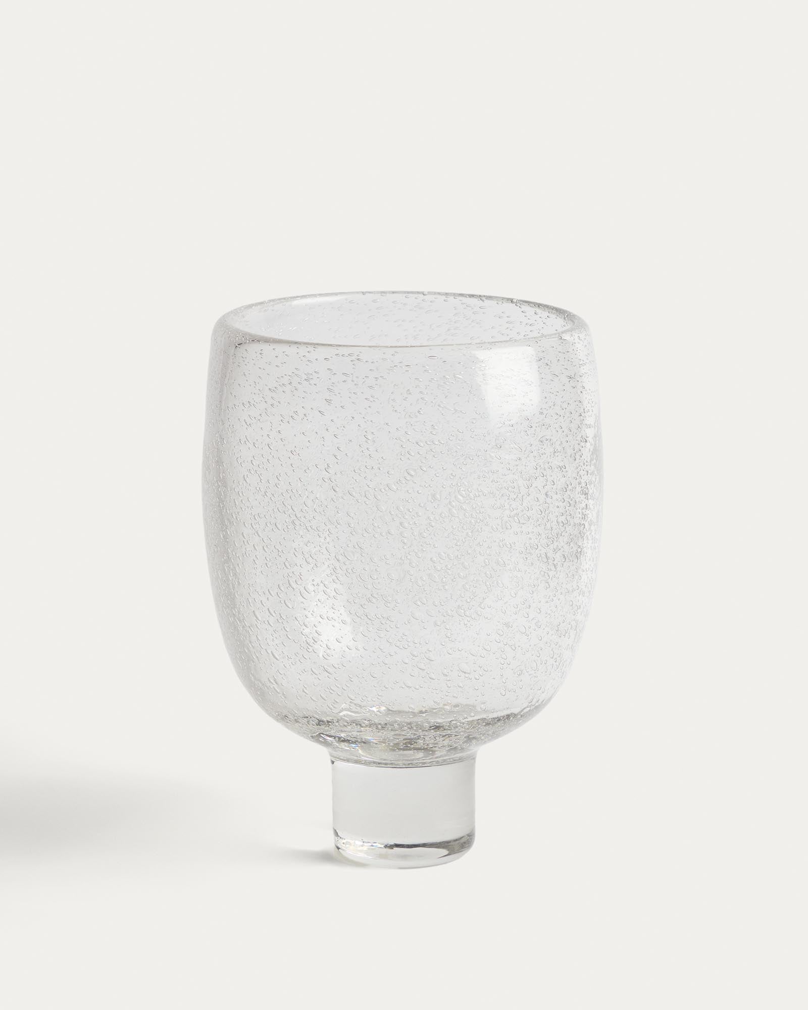 Tafelaufsatz Sirau aus transparentem Glas Ø 24 cm in Transparent präsentiert im Onlineshop von KAQTU Design AG. Vase ist von Kave Home