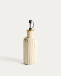 Ölflasche Belor aus Keramik in Weiss
