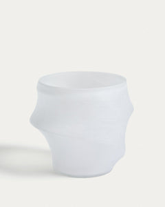 Neluo vase made of white opal glass, 31.5 cm