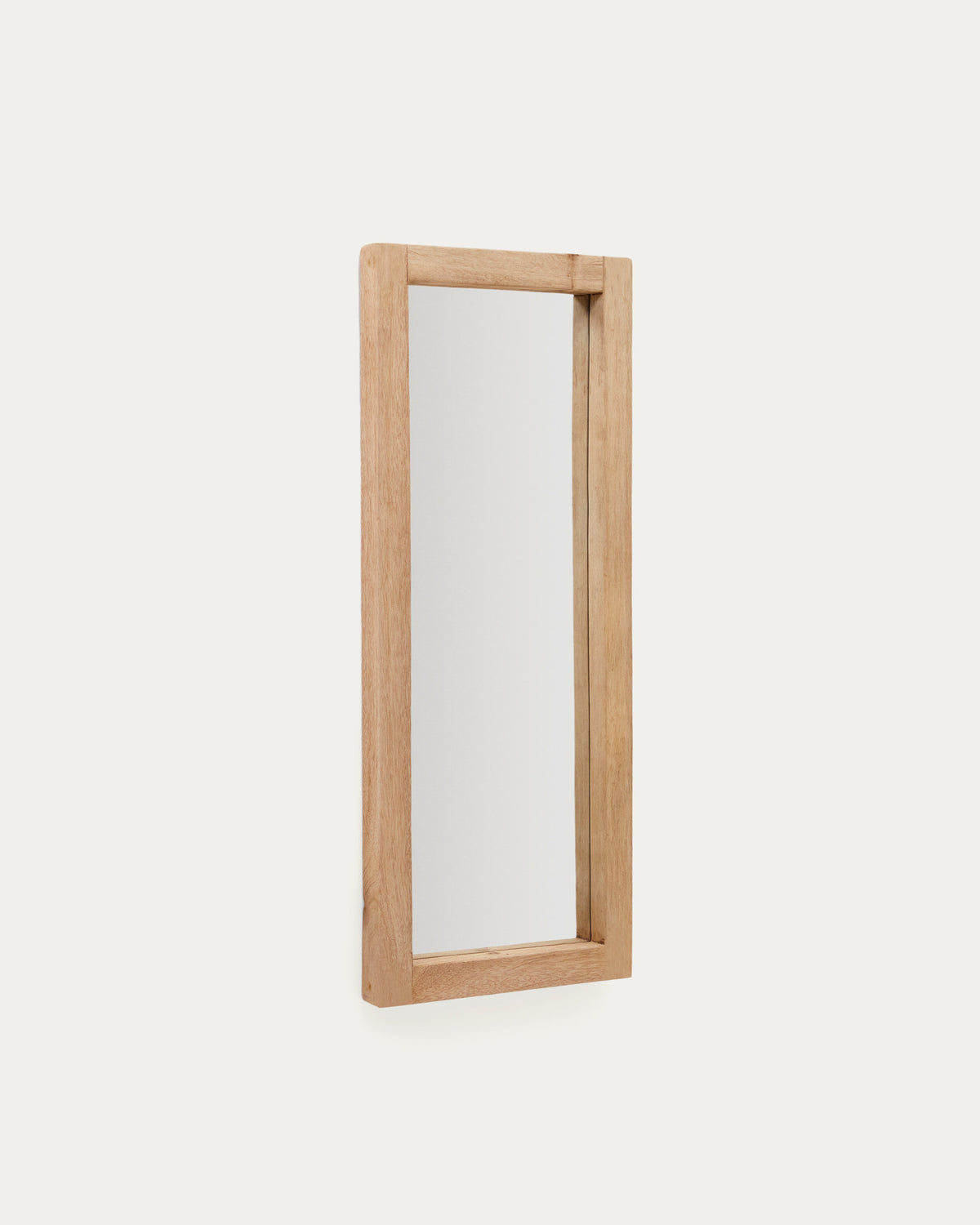 Maden Spiegel aus Holz mit natürlichem Finish 50 x 120 cm in Natur präsentiert im Onlineshop von KAQTU Design AG. Wandspiegel ist von Kave Home