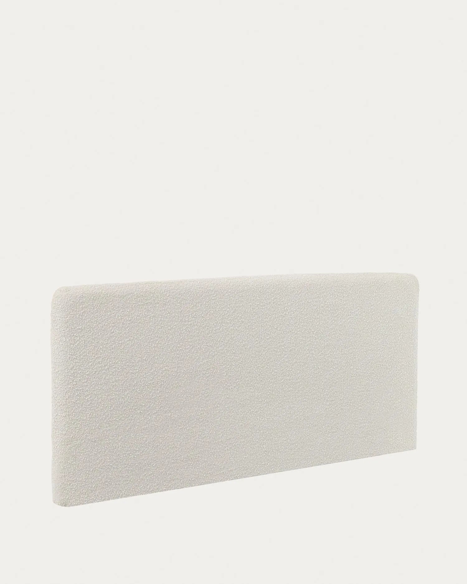 Dyla Bettkopfteil mit abnehmbarem Bezug in Bouclé weiß für Bett von 160 cm FSC Mix Credit in Weiss präsentiert im Onlineshop von KAQTU Design AG. Zubehör Bett ist von Kave Home