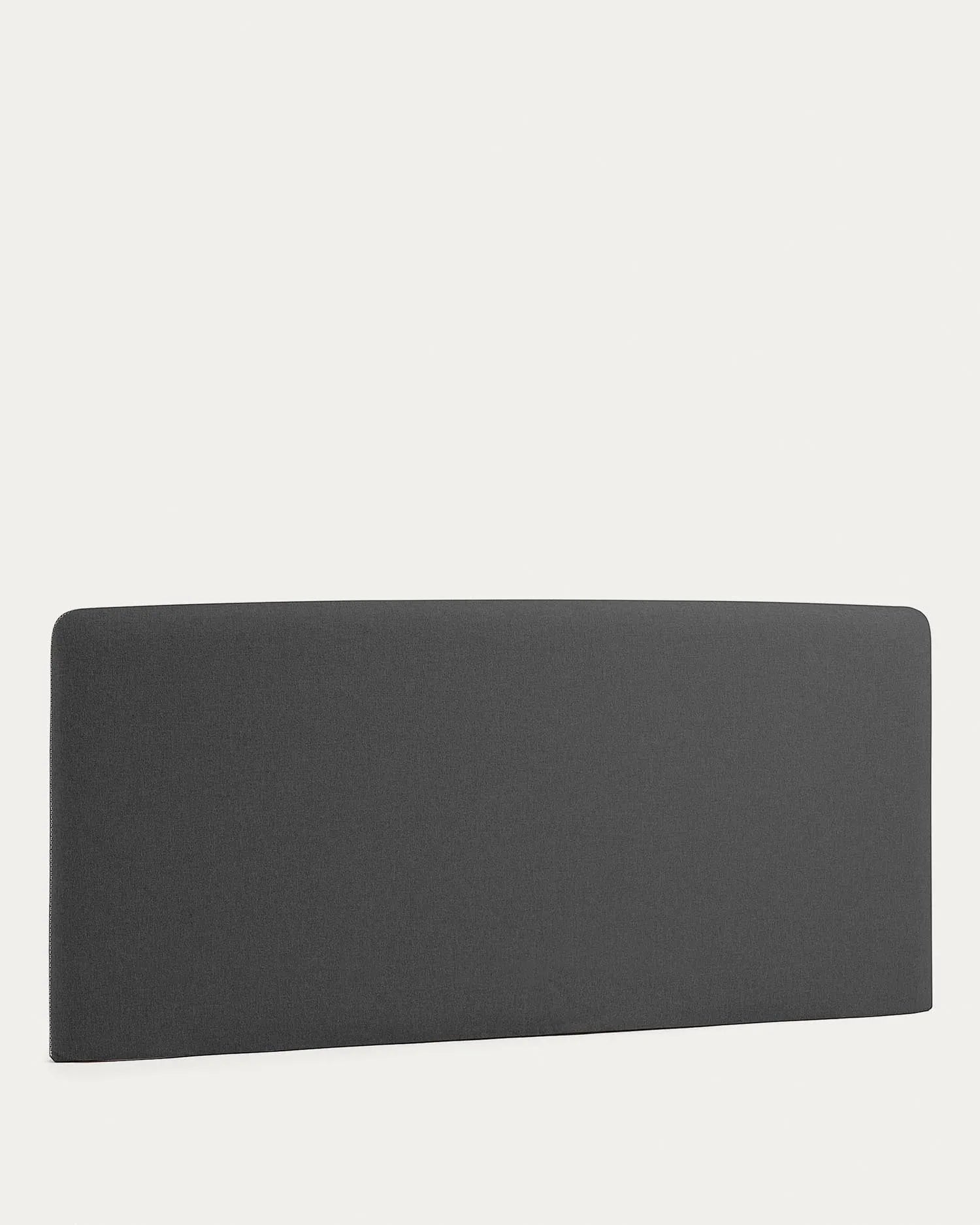 Bettkopfteil Dyla mit abnehmbarem Bezug in Schwarz für Bett von 160 cm in Schwarz präsentiert im Onlineshop von KAQTU Design AG. Zubehör Bett ist von Kave Home