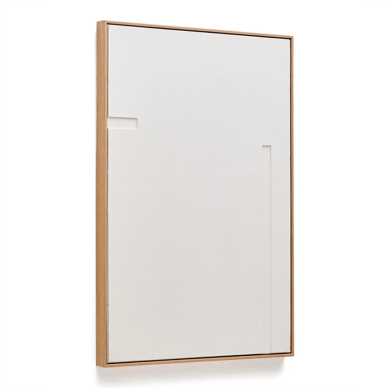 Elegantes Sefri Bild (60x90 cm) in Weiß: Geometrische Formen, hochwertige Materialien, vielseitig, modern, zeitlos von Kave Home.