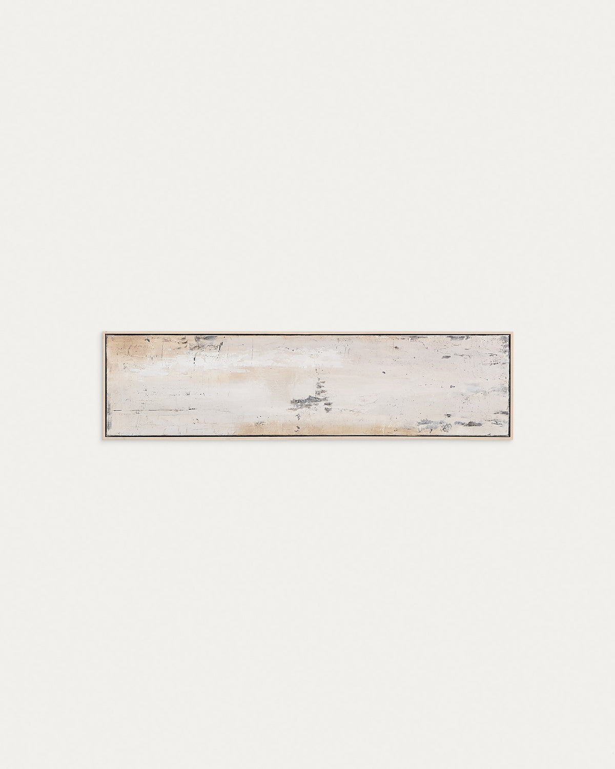 Abstraktes Bild Selnar grau 122 x 32 cm in Weiss, Schwarz präsentiert im Onlineshop von KAQTU Design AG. Bild ist von Kave Home