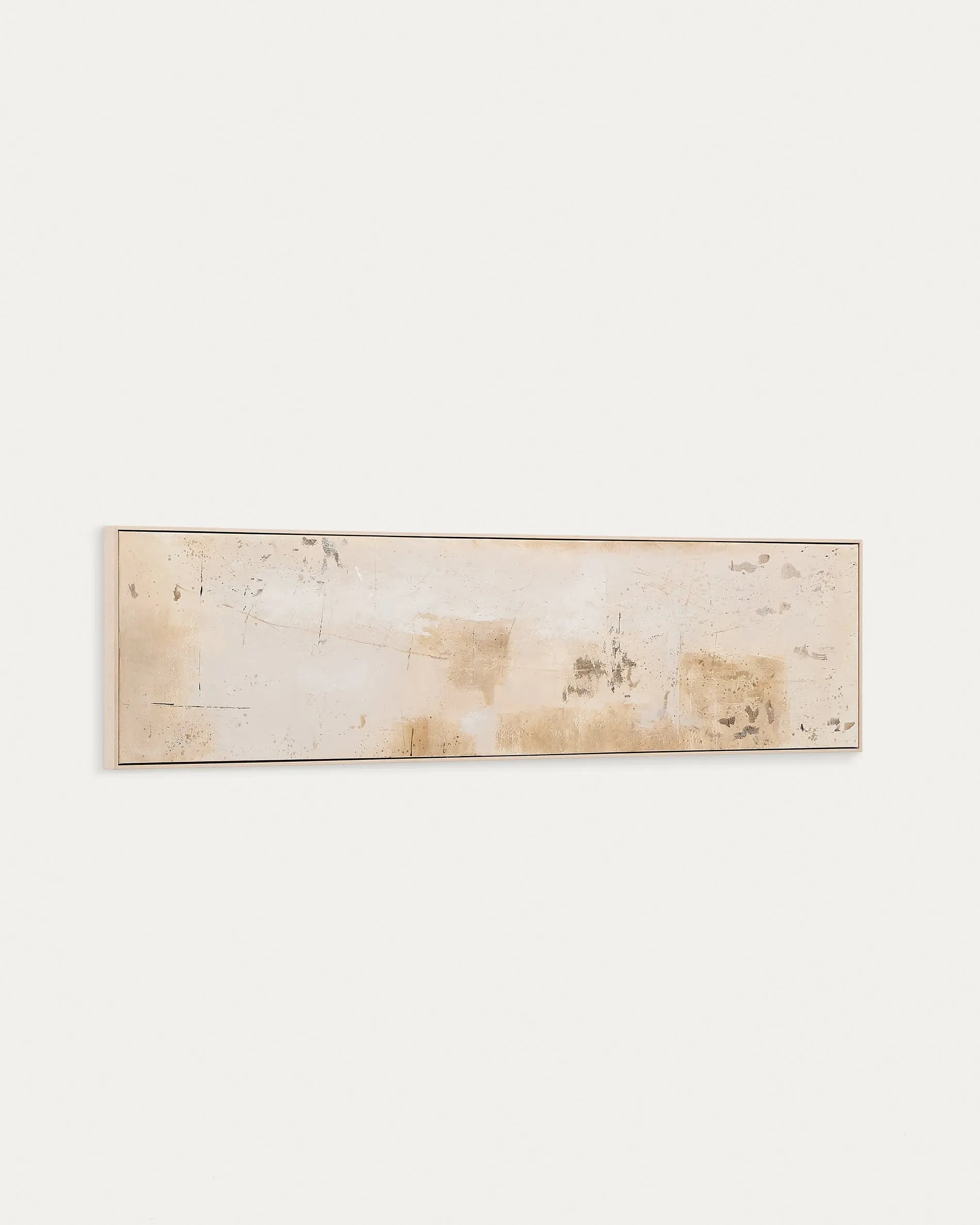 Ein elegantes Kunstwerk in Beige- und Grautönen, das Ruhe und Stil in jeden Raum bringt. Perfekt für moderne Interieurs.
