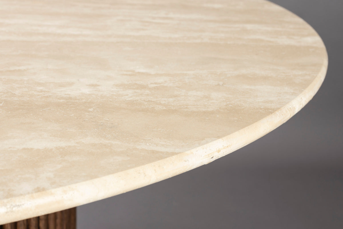Esstisch Arda in Beige präsentiert im Onlineshop von KAQTU Design AG. Esstisch ist von Dutchbone