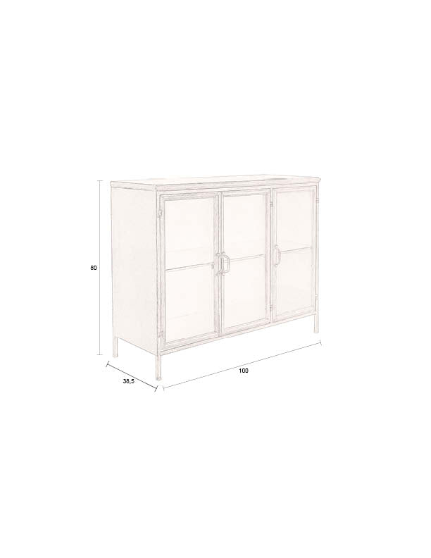 Gertlush Sideboard in Gold präsentiert im Onlineshop von KAQTU Design AG. Sideboard ist von Dutchbone
