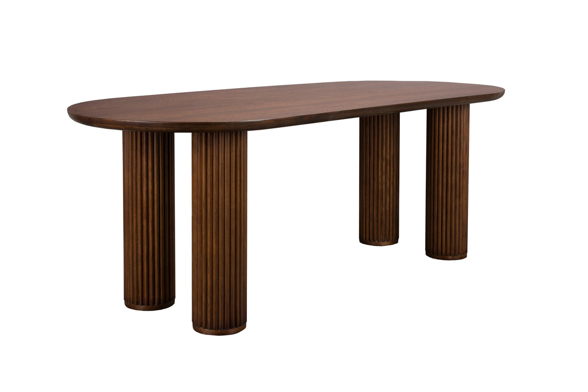 Dean Esstisch in Braun präsentiert im Onlineshop von KAQTU Design AG. Esstisch ist von Dutchbone