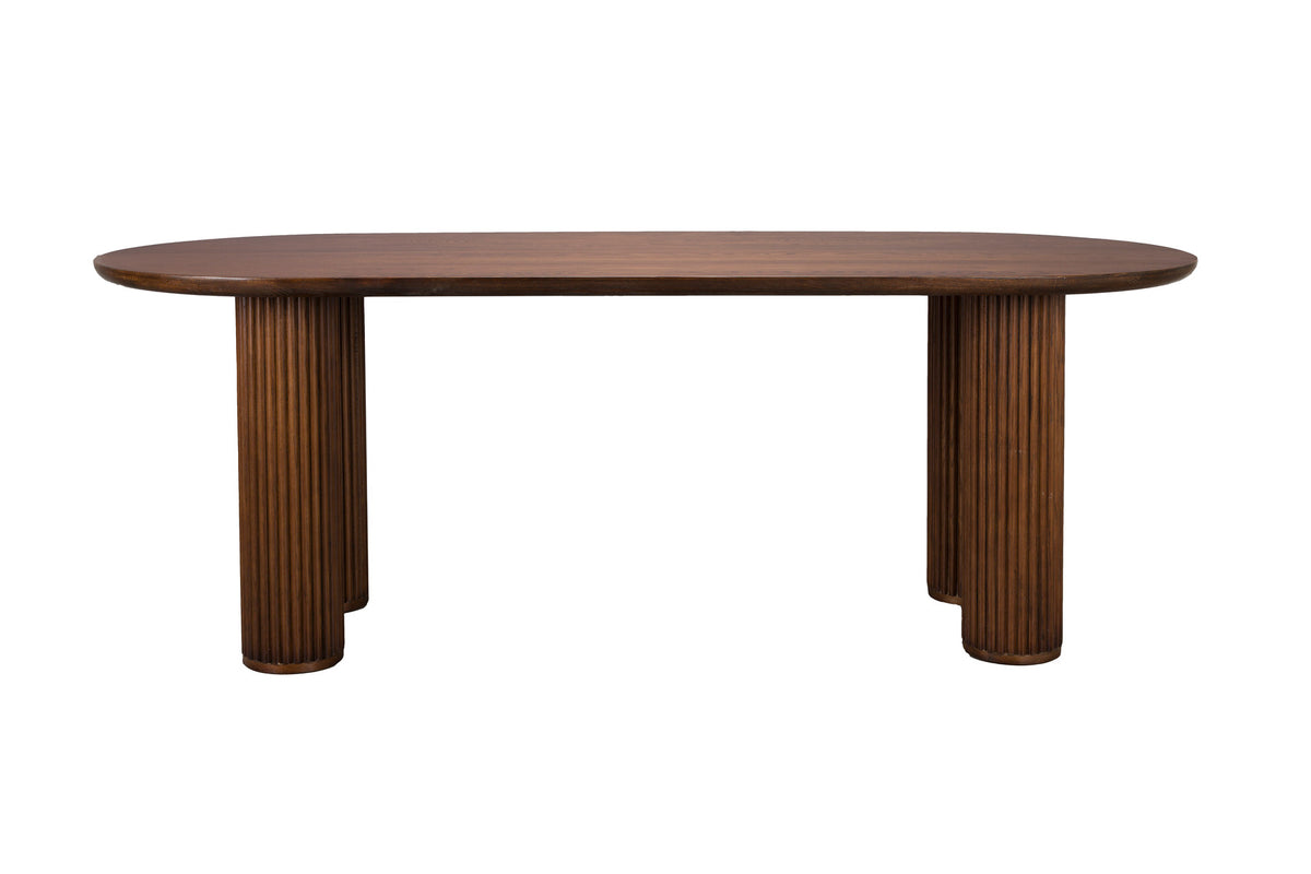 Dean Esstisch in Braun präsentiert im Onlineshop von KAQTU Design AG. Esstisch ist von Dutchbone
