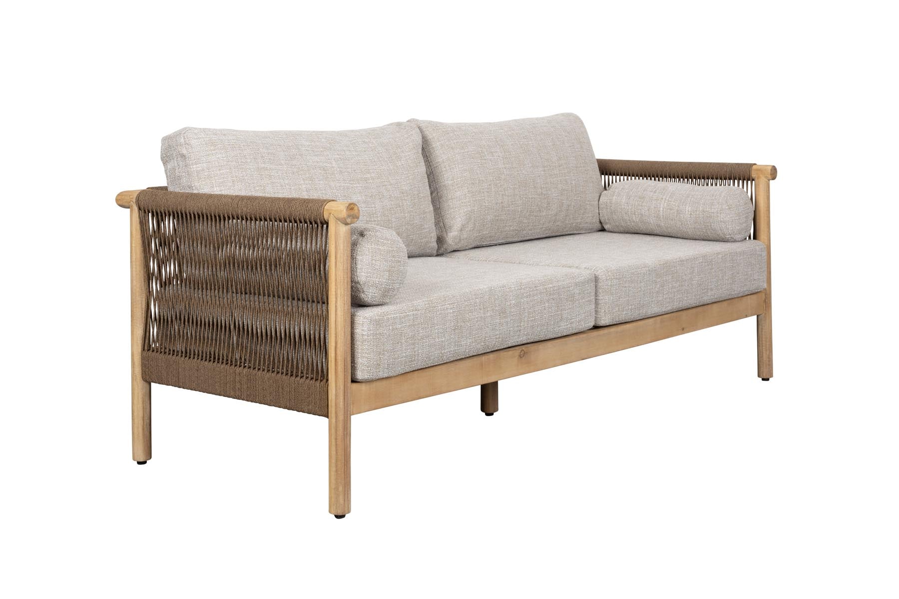 Loungeset Oasis (Sofa + Kaffeetisch + 2 Liegestühle) in Beige präsentiert im Onlineshop von KAQTU Design AG. Loungeset ist von Dutchbone