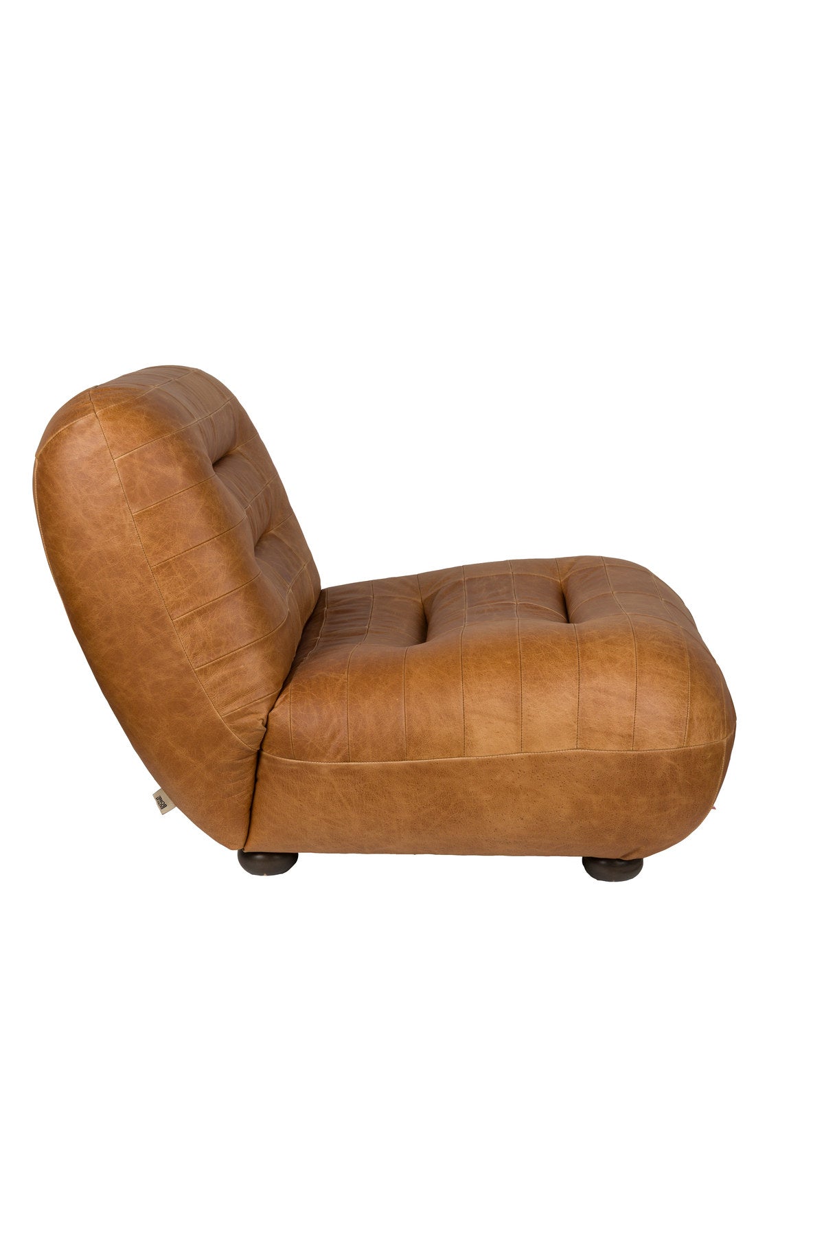 Loungesessel Wyatt in Cognac präsentiert im Onlineshop von KAQTU Design AG. Sessel ist von Dutchbone
