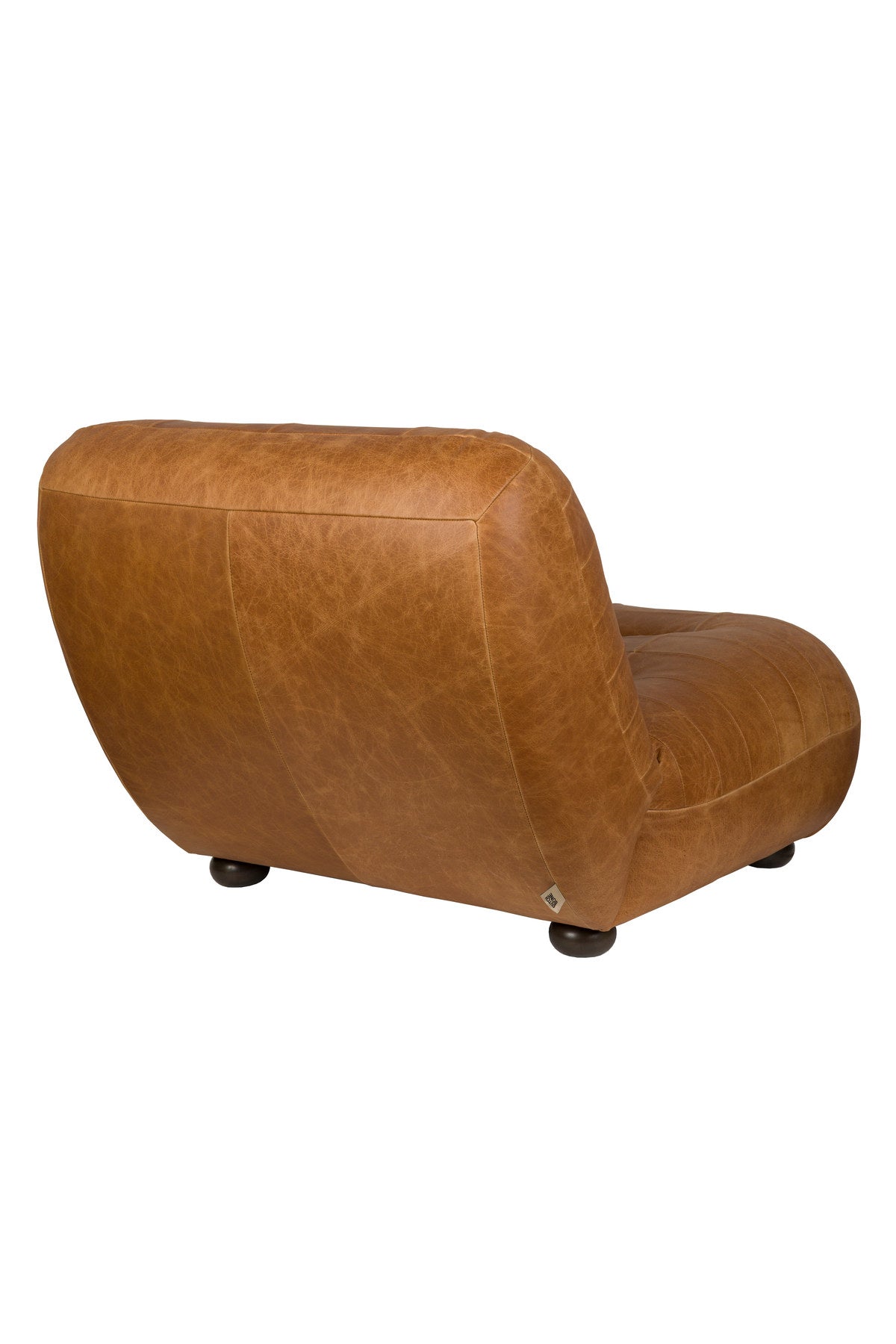Loungesessel Wyatt in Cognac präsentiert im Onlineshop von KAQTU Design AG. Sessel ist von Dutchbone