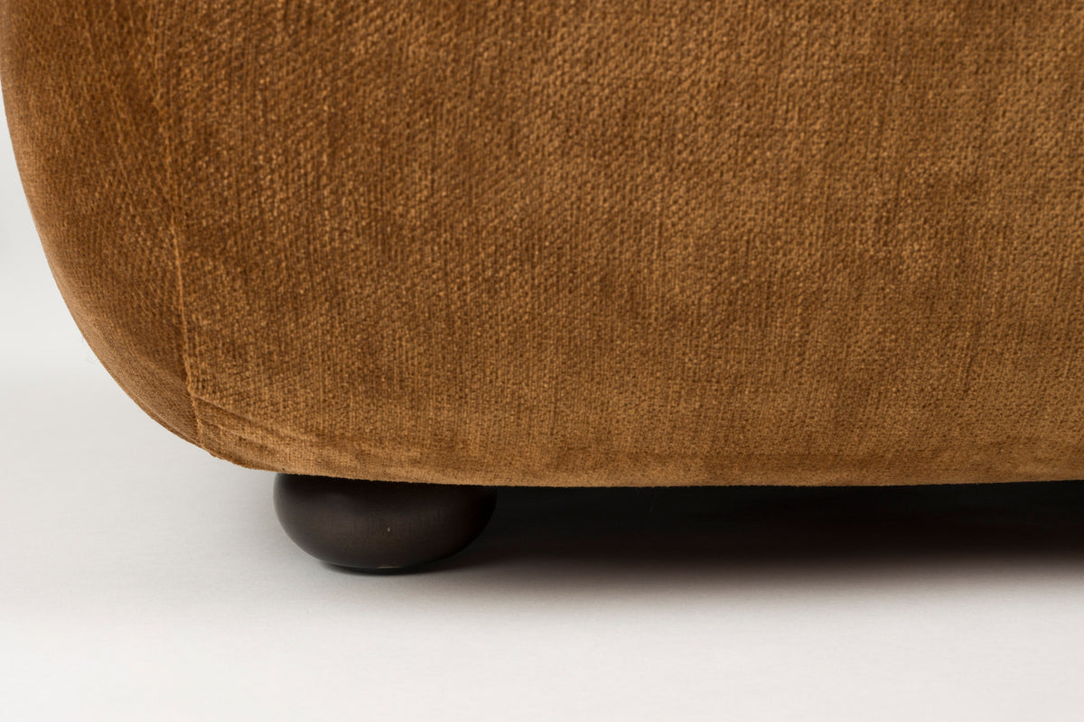 Loungesessel Wyatt in Cognac präsentiert im Onlineshop von KAQTU Design AG. Sessel ist von Dutchbone