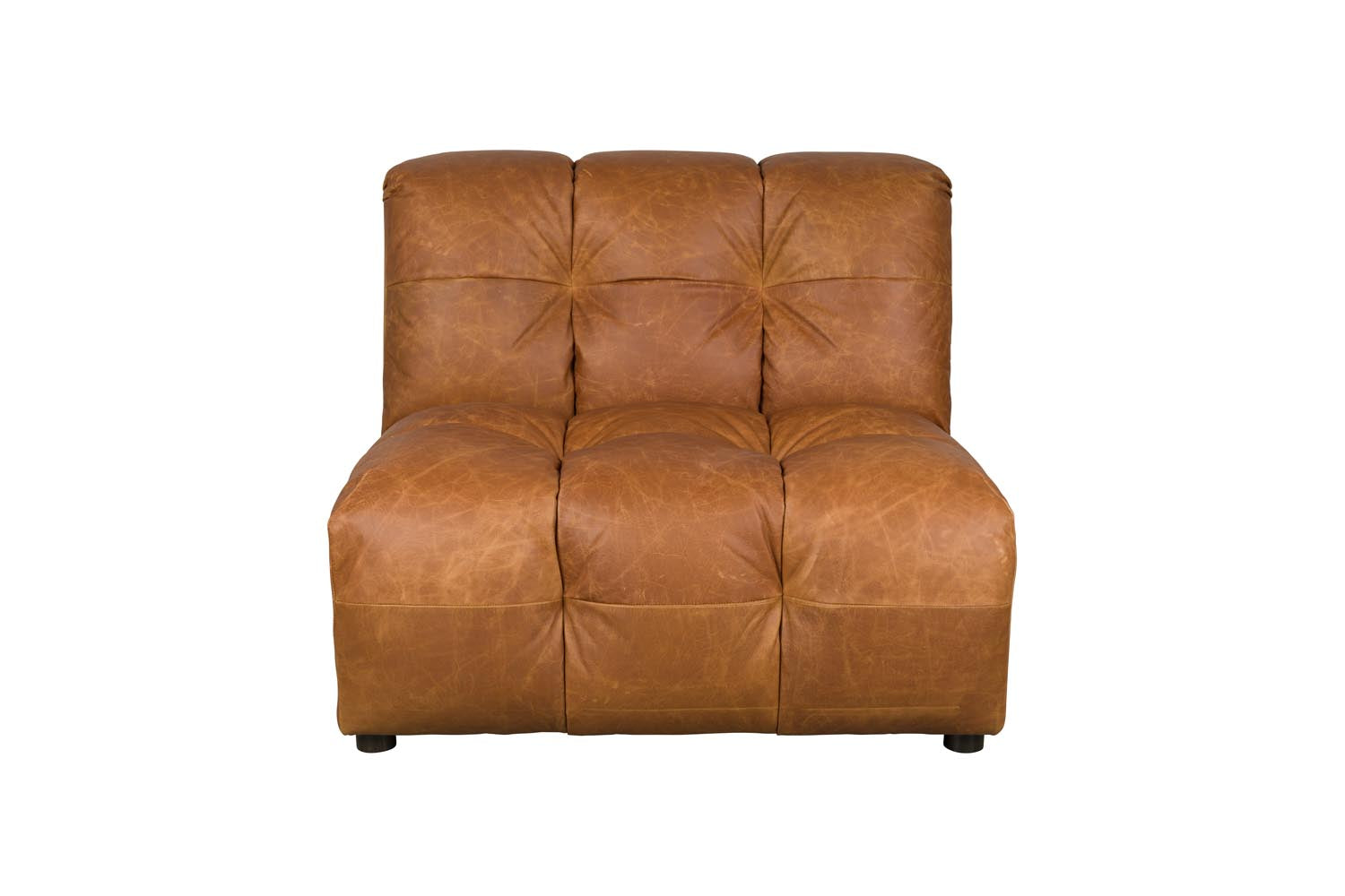 Sofa Element Hackman ohne Arm in Braun präsentiert im Onlineshop von KAQTU Design AG. Modulares Sofa ist von Dutchbone