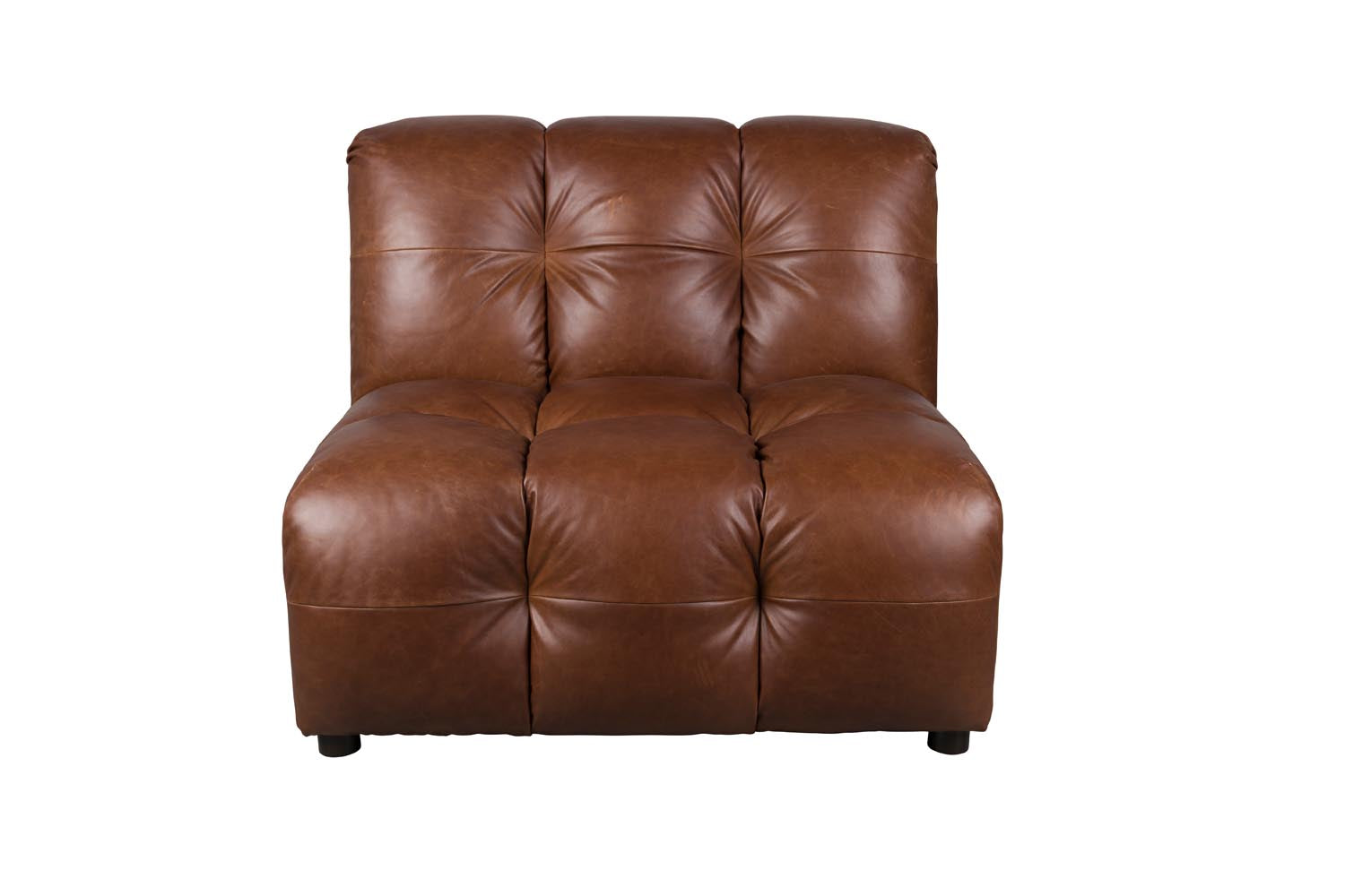 Sofa Element Hackman ohne Arm in Braun präsentiert im Onlineshop von KAQTU Design AG. Modulares Sofa ist von Dutchbone