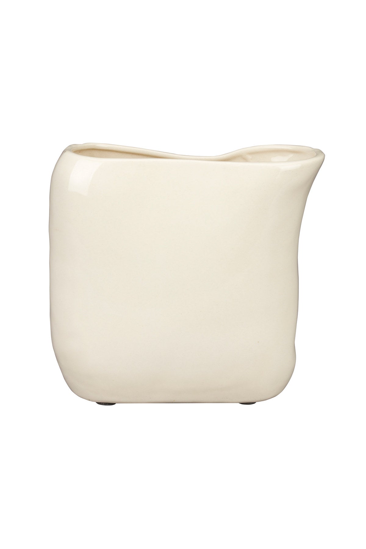 Vase Edna S in Beige präsentiert im Onlineshop von KAQTU Design AG. Vase ist von Dutchbone