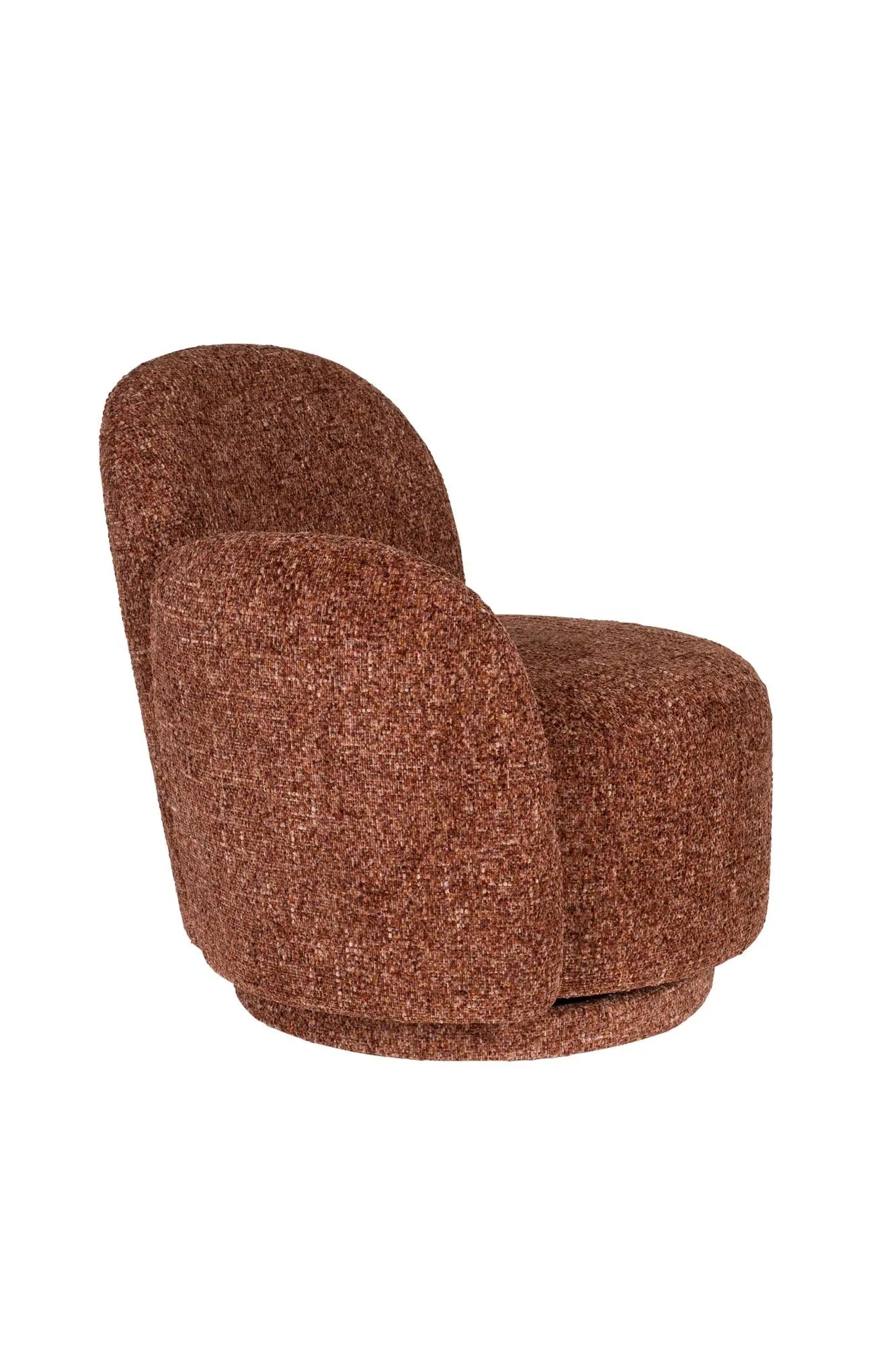 Sessel Rose Bordeaux Red in Rot präsentiert im Onlineshop von KAQTU Design AG. Sessel ist von Dutchbone