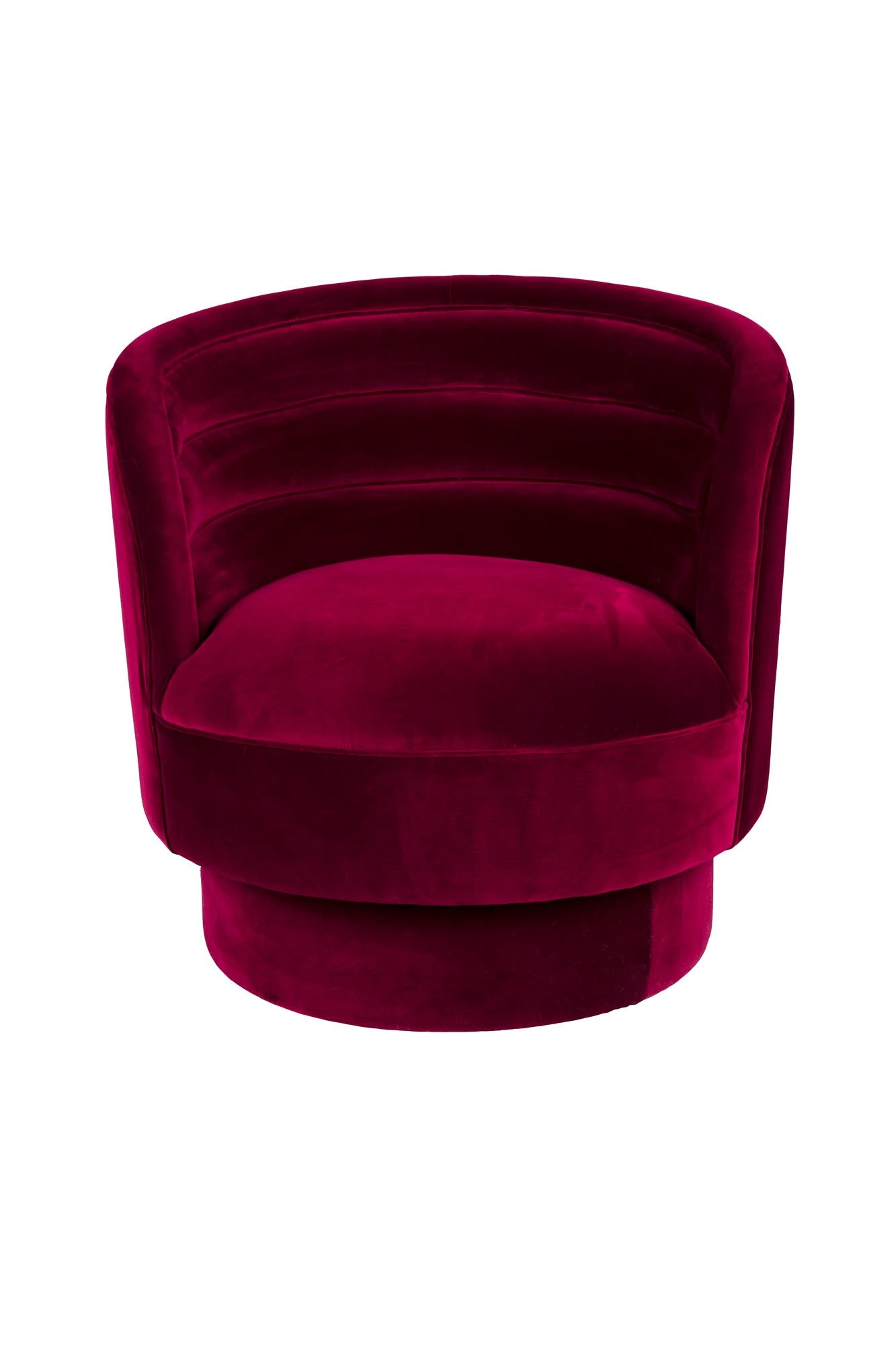 Sessel Dorothy in Rot präsentiert im Onlineshop von KAQTU Design AG. Sessel ist von Dutchbone