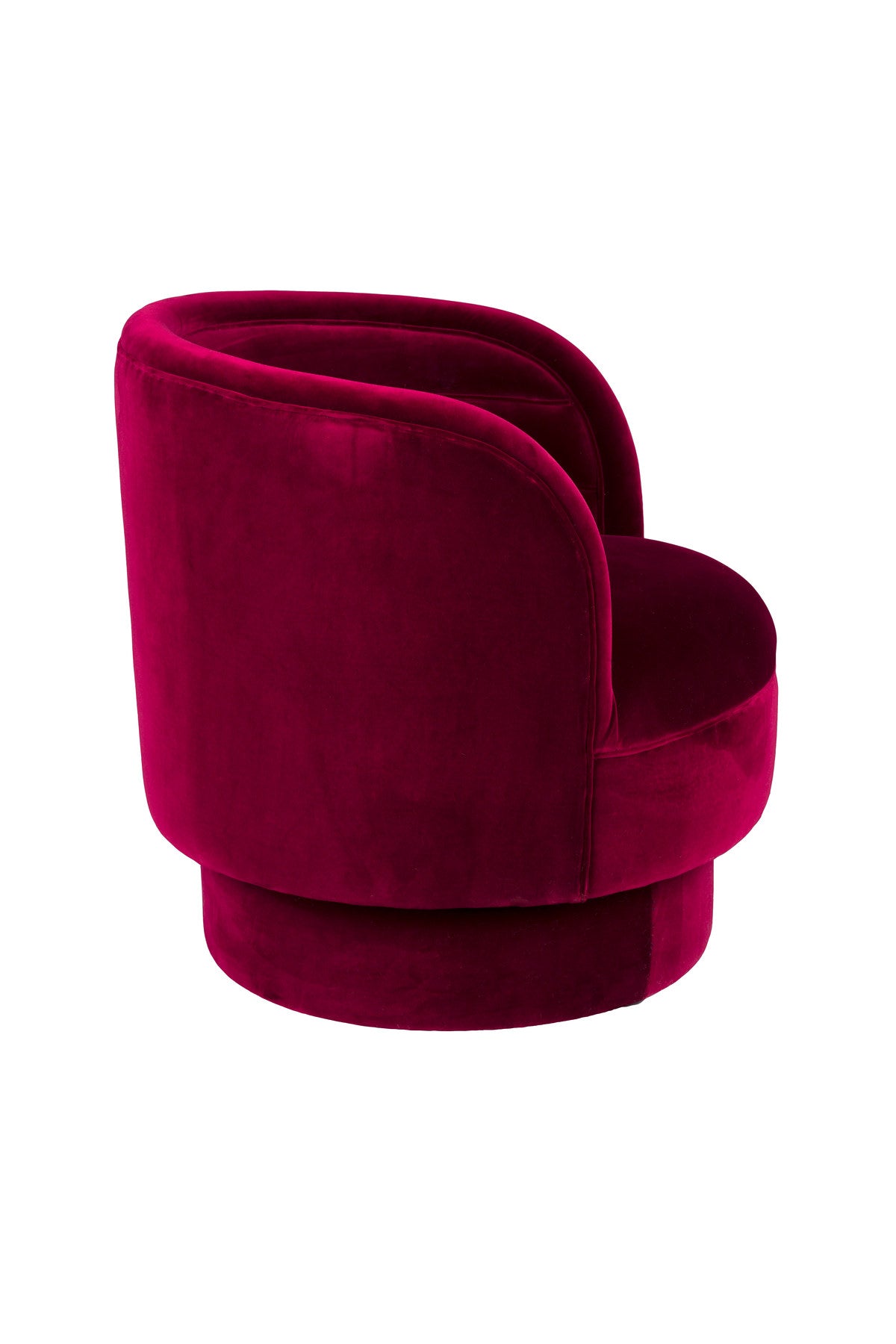 Sessel Dorothy in Rot präsentiert im Onlineshop von KAQTU Design AG. Drehsessel ist von Dutchbone
