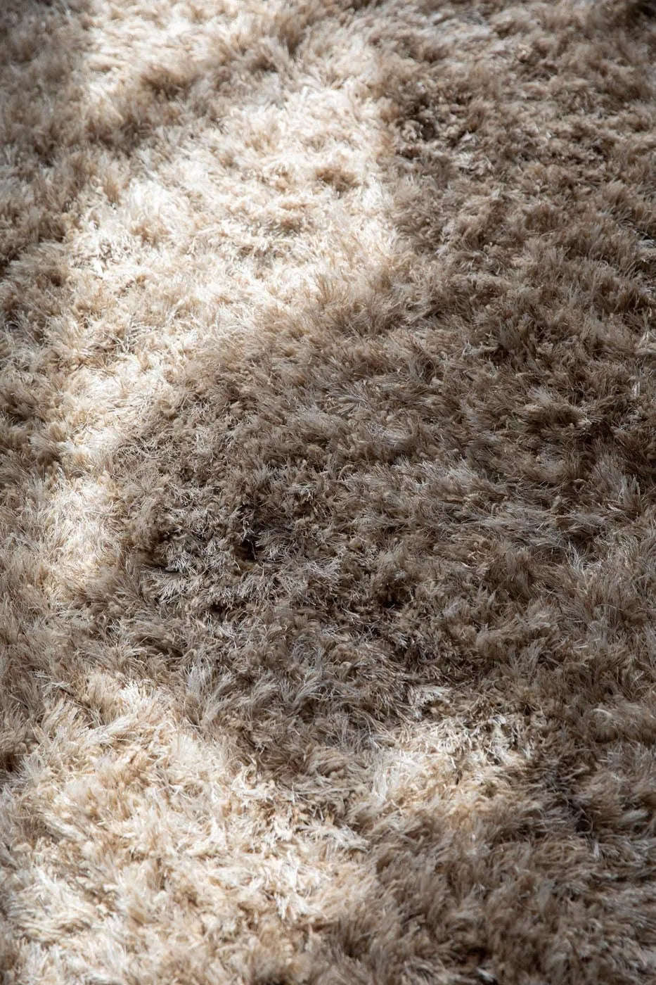 Teppich Hairy 160x230 in Beige präsentiert im Onlineshop von KAQTU Design AG. Teppich ist von Dutchbone