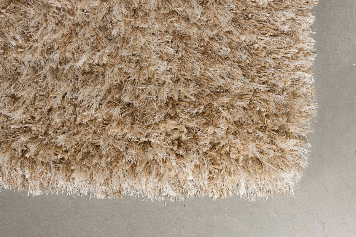 Teppich Hairy 200x290 in Beige präsentiert im Onlineshop von KAQTU Design AG. Teppich ist von Dutchbone