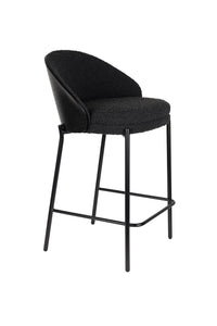 Barstuhl Rodin bouclé noir