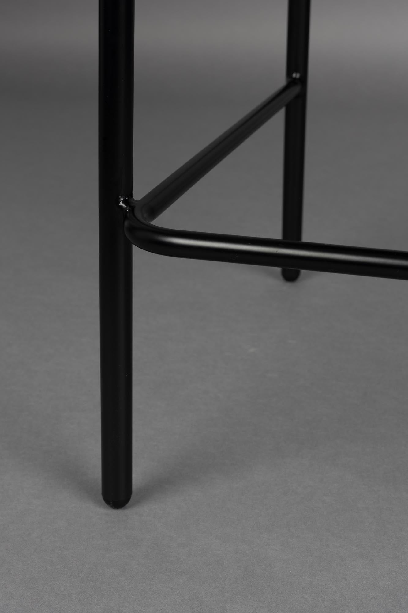 Barstuhl Rodin Beige in Schwarz präsentiert im Onlineshop von KAQTU Design AG. Barstuhl ist von Dutchbone