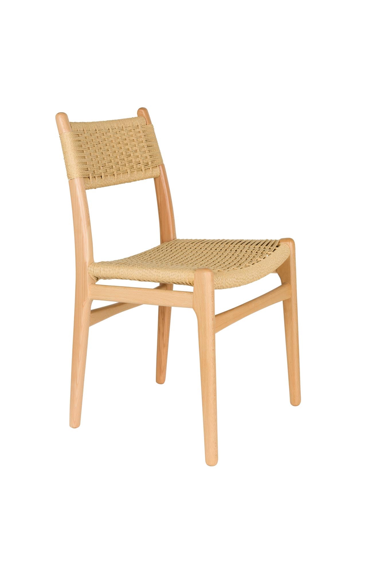 Stuhl Cecile Natural in Beige präsentiert im Onlineshop von KAQTU Design AG. Stuhl ist von Dutchbone