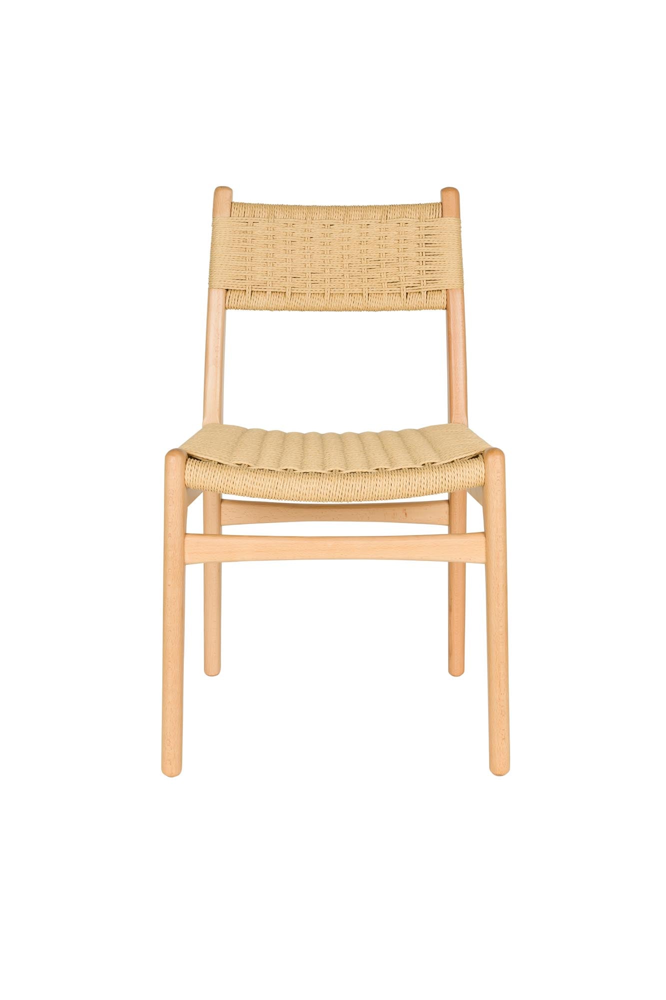 Stuhl Cecile Natural in Beige präsentiert im Onlineshop von KAQTU Design AG. Stuhl ist von Dutchbone