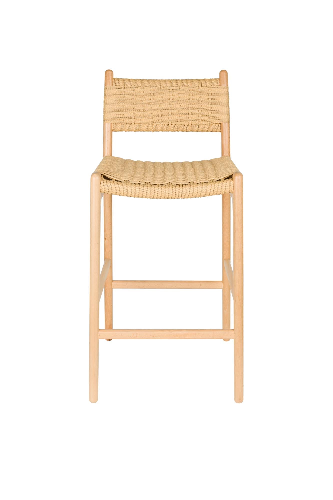Barstuhl Cecile in Natural präsentiert im Onlineshop von KAQTU Design AG. Barstuhl ist von Dutchbone