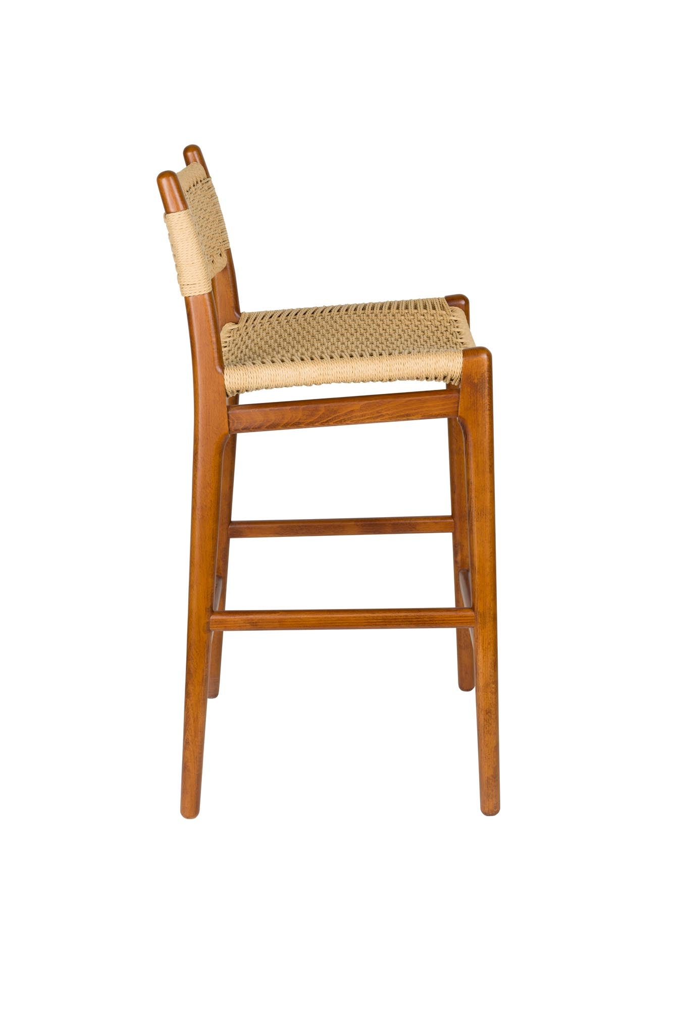 Barstuhl Cecile in Walnuss präsentiert im Onlineshop von KAQTU Design AG. Barstuhl ist von Dutchbone