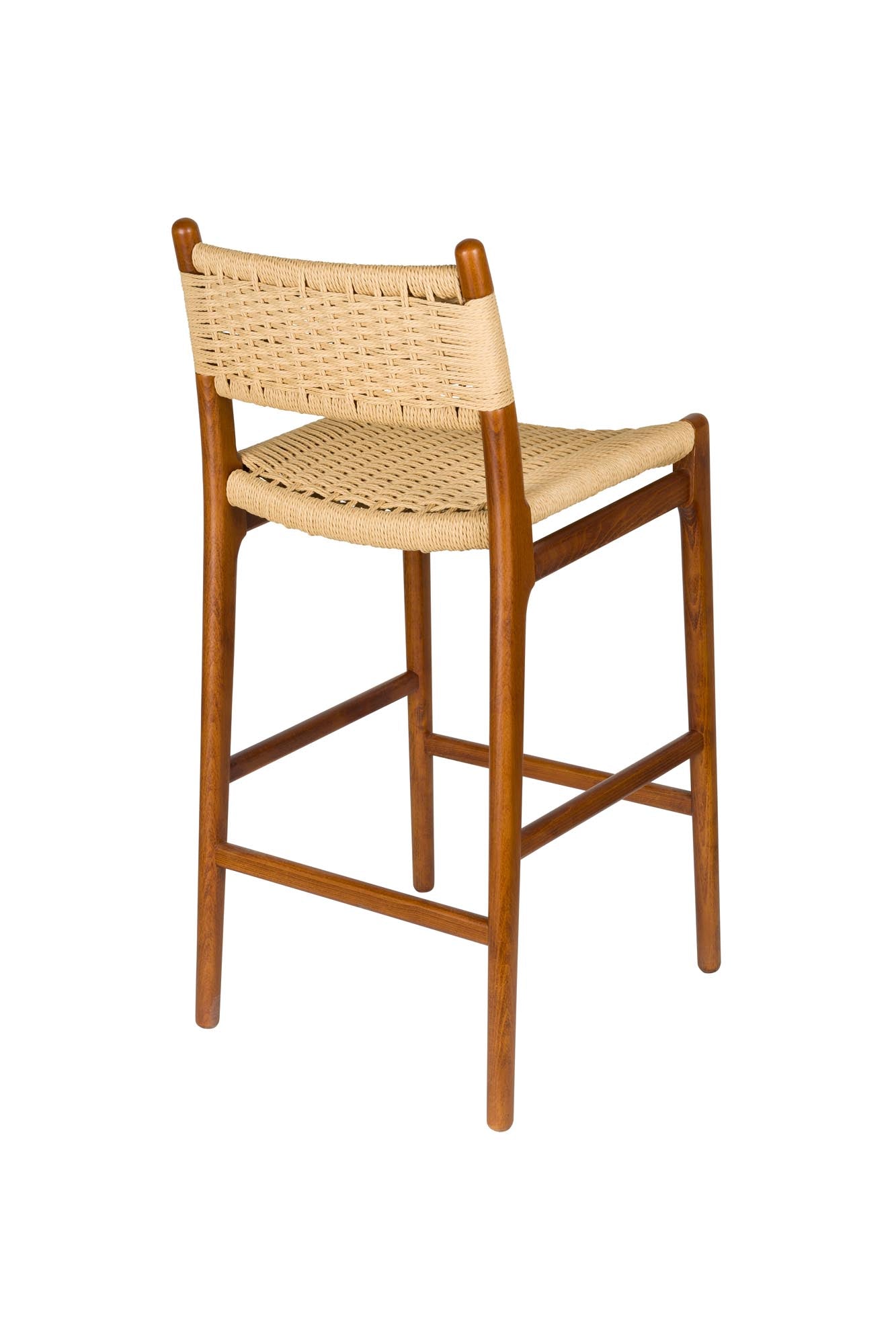 Barstuhl Cecile in Walnuss präsentiert im Onlineshop von KAQTU Design AG. Barstuhl ist von Dutchbone