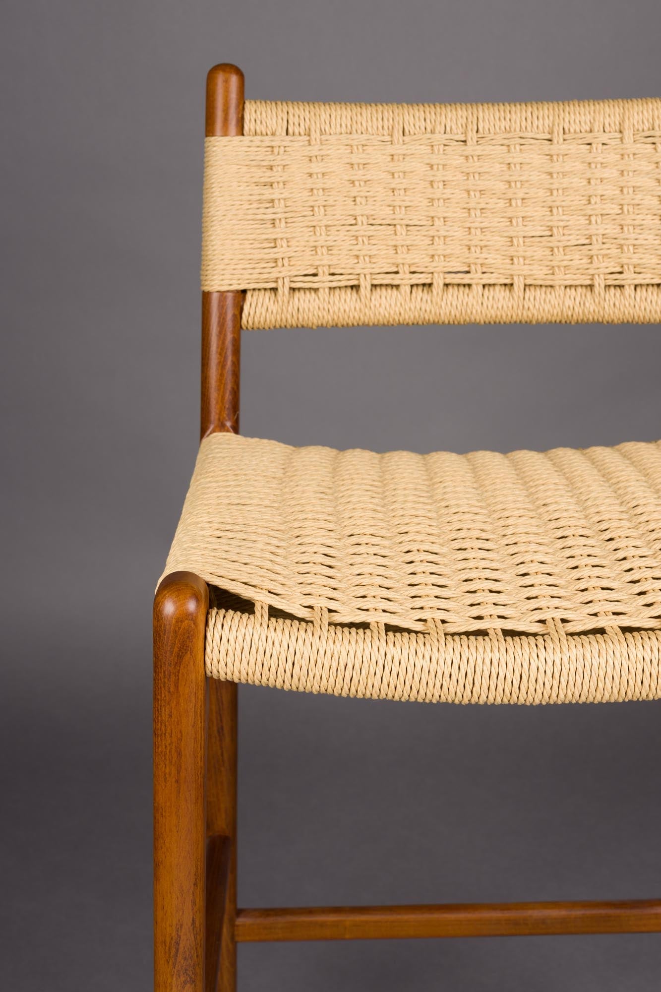 Barstuhl Cecile in Walnuss präsentiert im Onlineshop von KAQTU Design AG. Barstuhl ist von Dutchbone