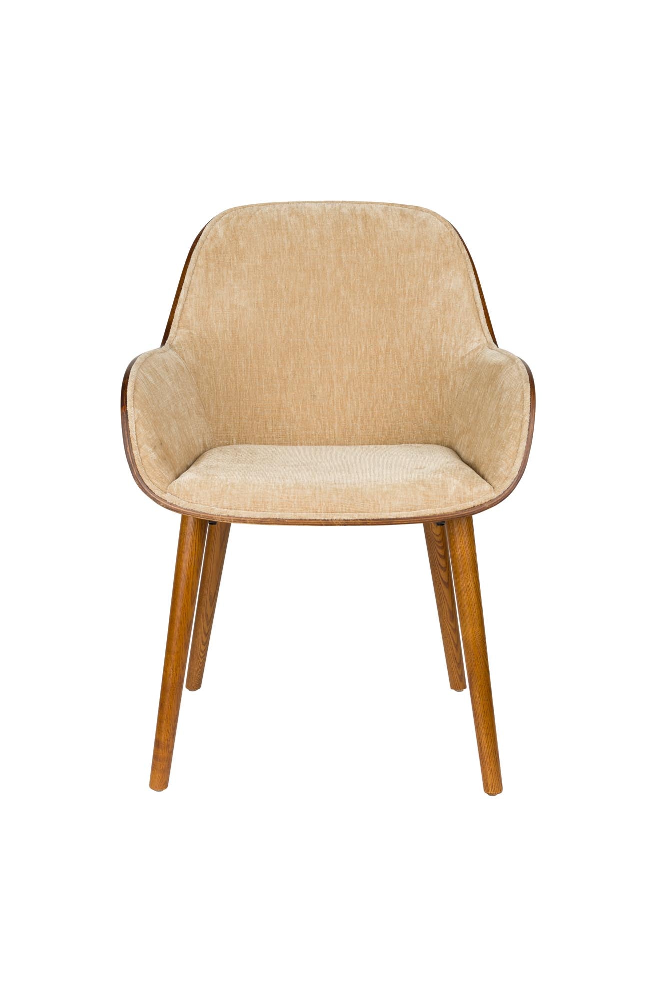 Armlehnstuhl Taylor in Beige präsentiert im Onlineshop von KAQTU Design AG. Stuhl ist von Dutchbone