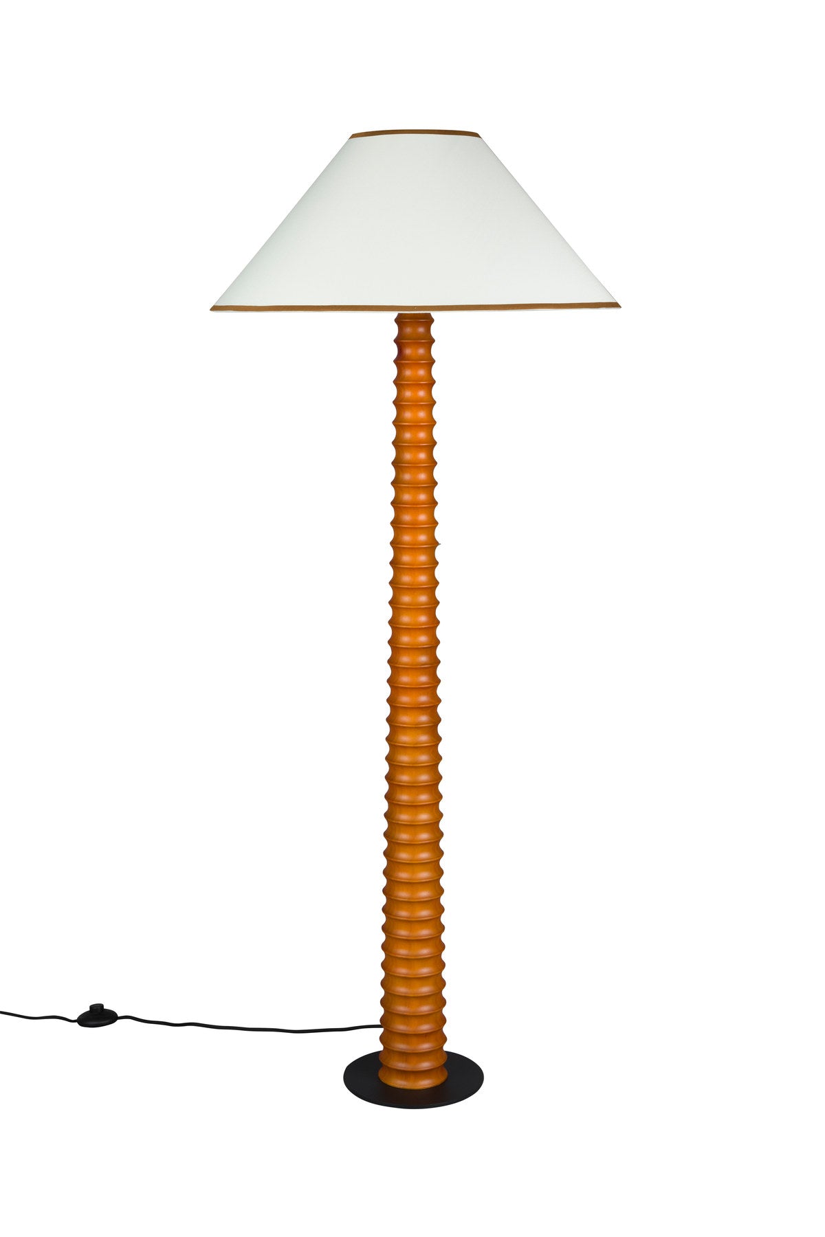 Stehleuchte Horace in Brown präsentiert im Onlineshop von KAQTU Design AG. Stehleuchte ist von Dutchbone