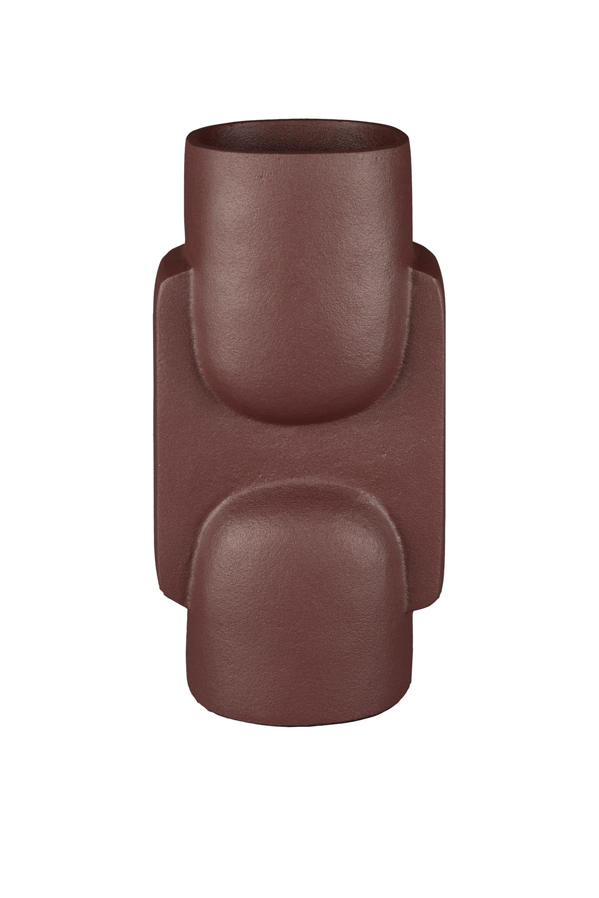 Vase Santos in Bordeaux präsentiert im Onlineshop von KAQTU Design AG. Vase ist von Dutchbone