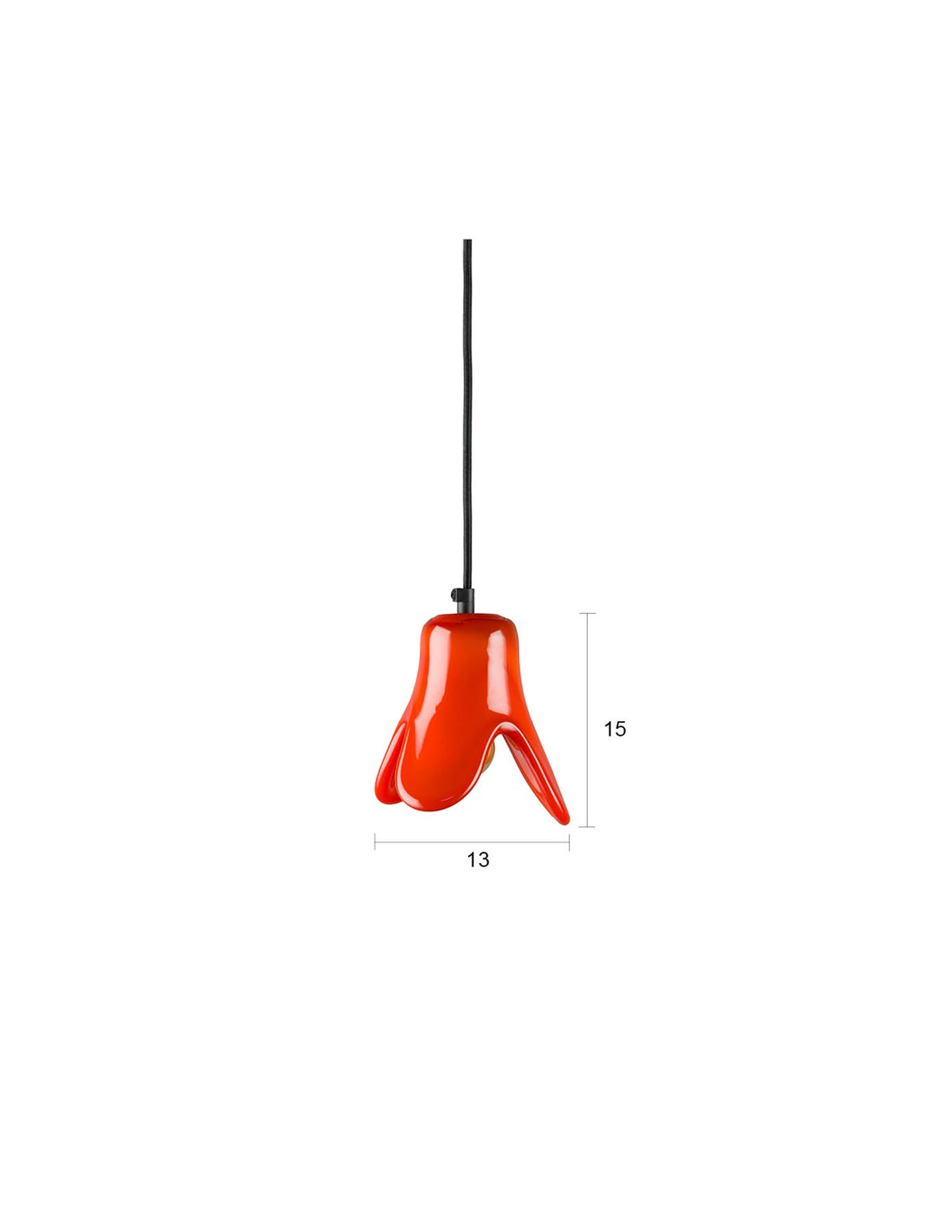 Pendelleuchte Gable in Orange präsentiert im Onlineshop von KAQTU Design AG. Pendelleuchte ist von Dutchbone
