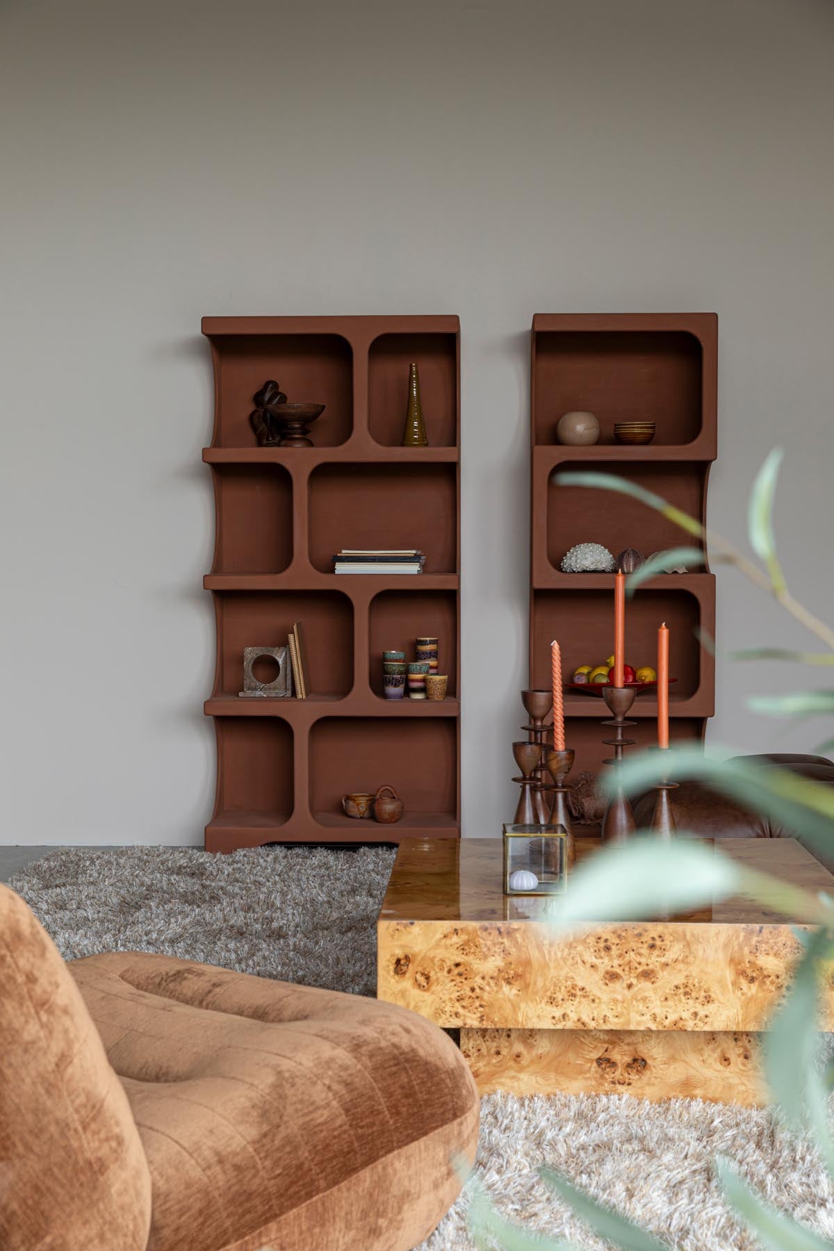 Regal Dundee in Terrakotta präsentiert im Onlineshop von KAQTU Design AG. Bücherregal ist von Dutchbone