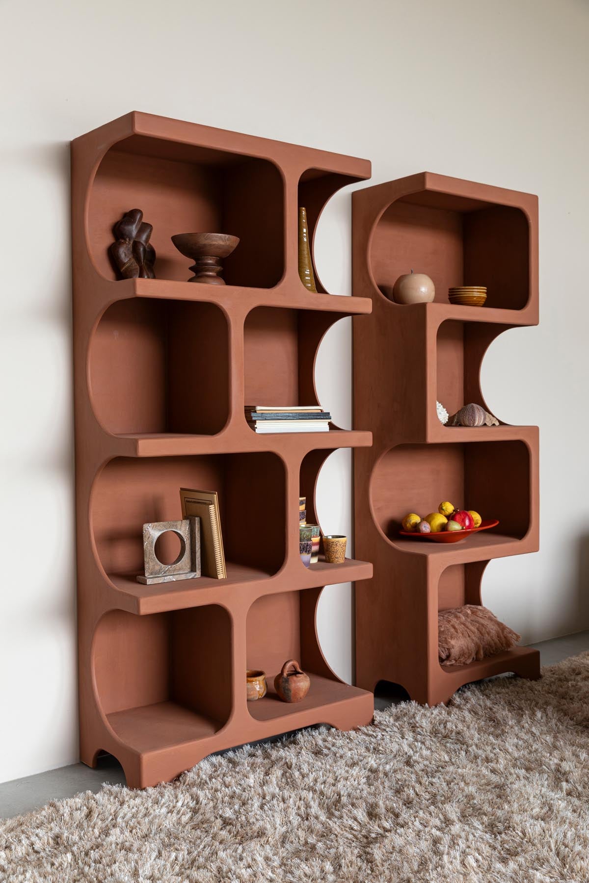 Regal Dundee in Terrakotta präsentiert im Onlineshop von KAQTU Design AG. Bücherregal ist von Dutchbone