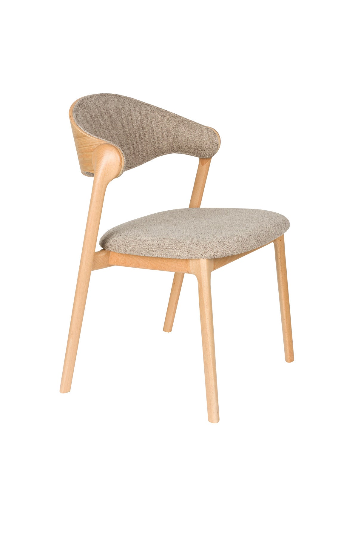 Stuhl Babington in Beige präsentiert im Onlineshop von KAQTU Design AG. Stuhl ist von Dutchbone