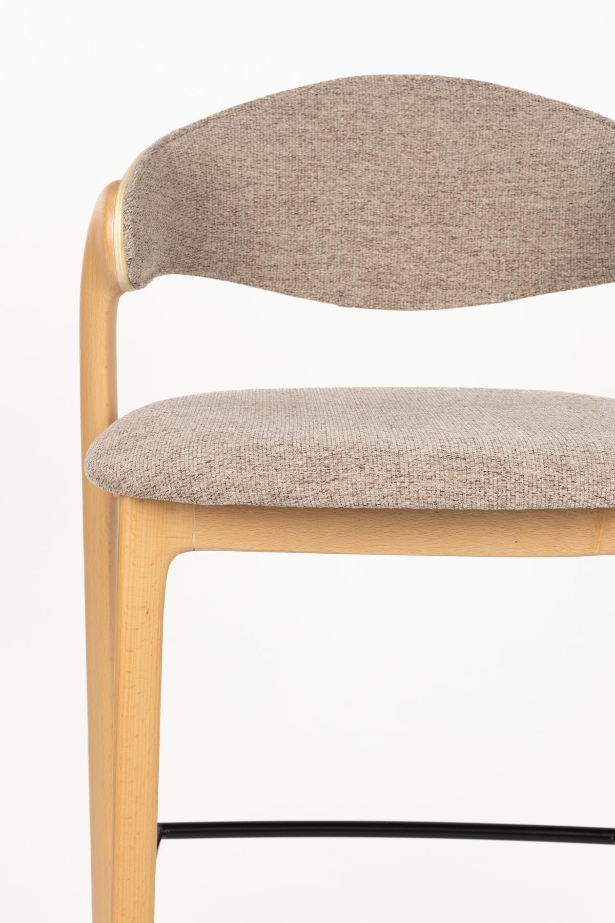 Barhocker Babington in Beige präsentiert im Onlineshop von KAQTU Design AG. Barhocker ist von Dutchbone