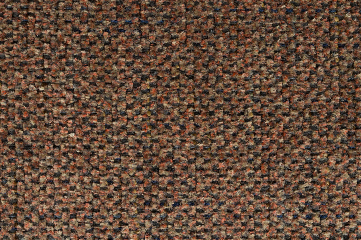 Runder Sessel Flower von Dutchbone mit Polyesterbezug und schwarzem Drehgestell aus Stahl